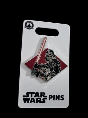 Disney Star Wars Darth Vader Enamel Pin - Black, Red, Silver